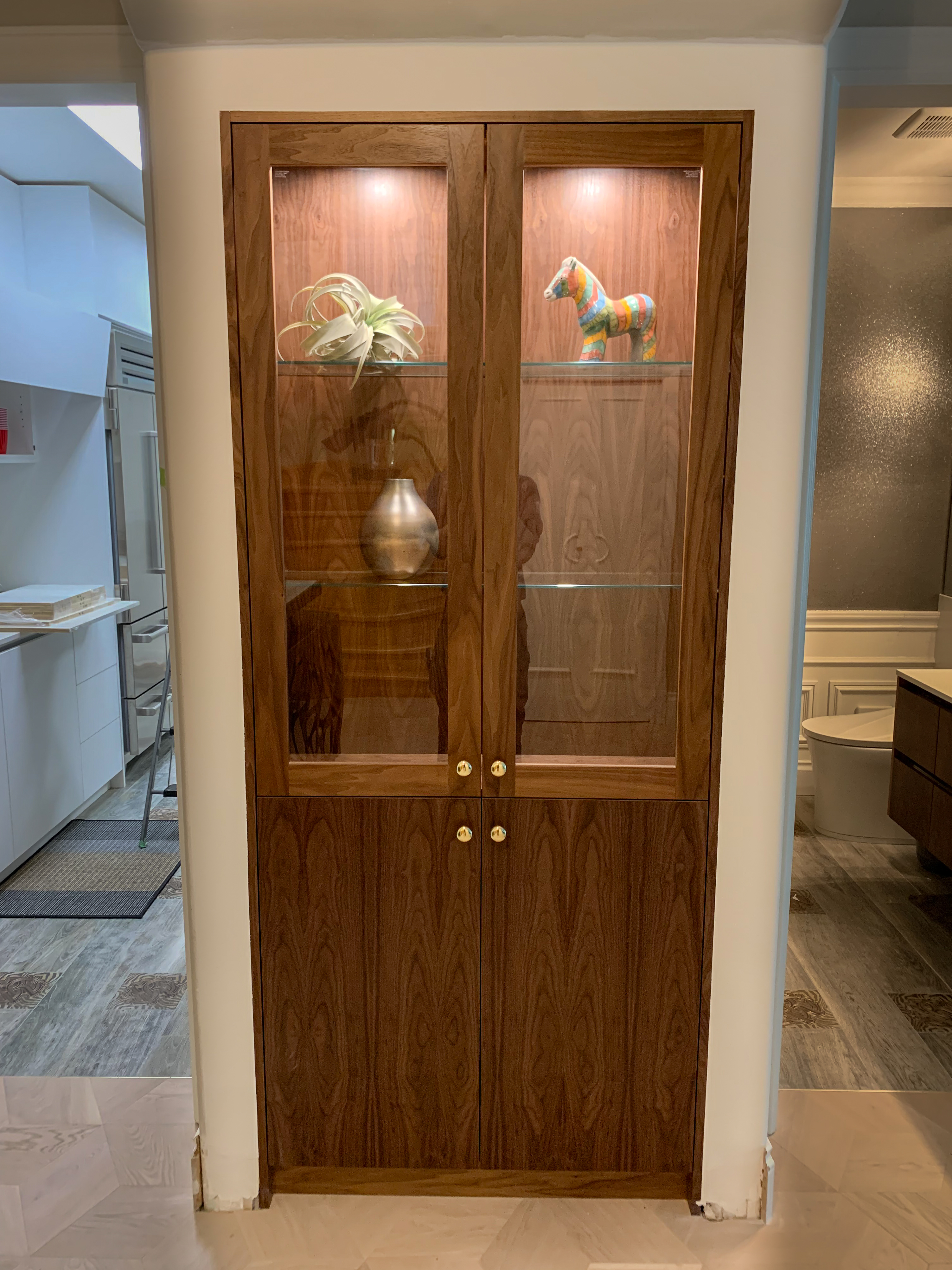 Residential millwork — custom trim and architectural details in a home